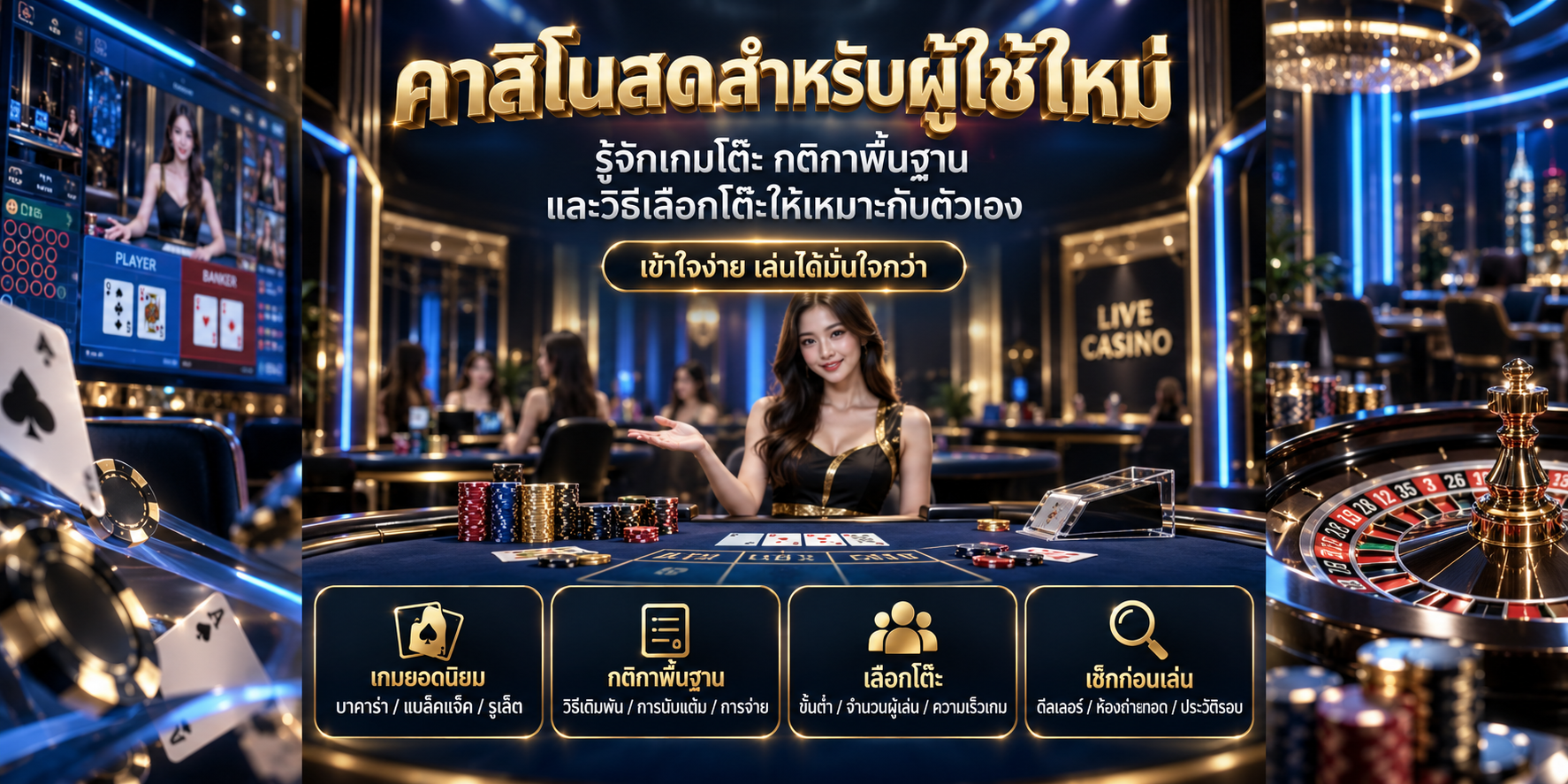 คาสิโนสดสำหรับผู้ใช้ใหม่